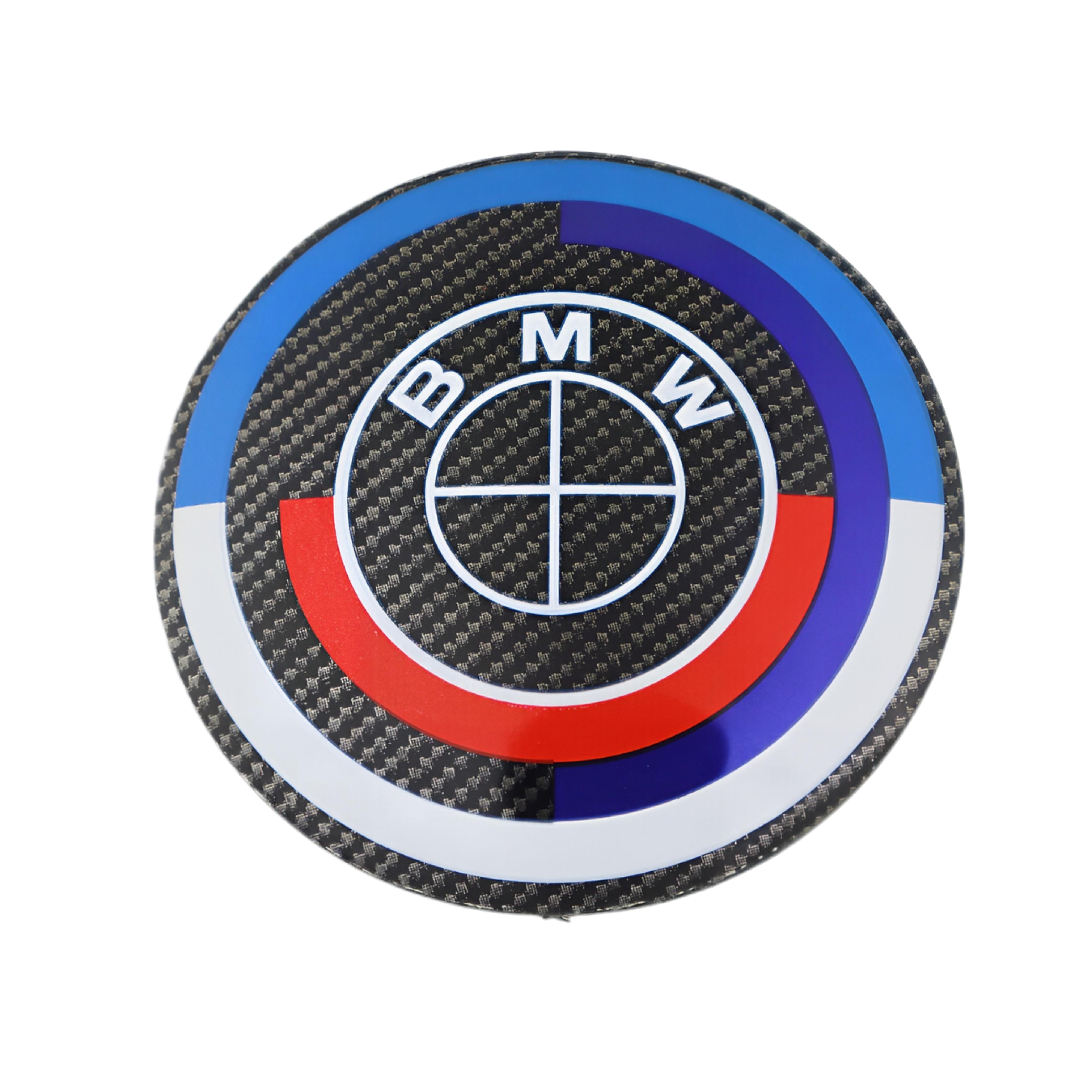 BMW 50th Anniversary Emblem | Black Carbon