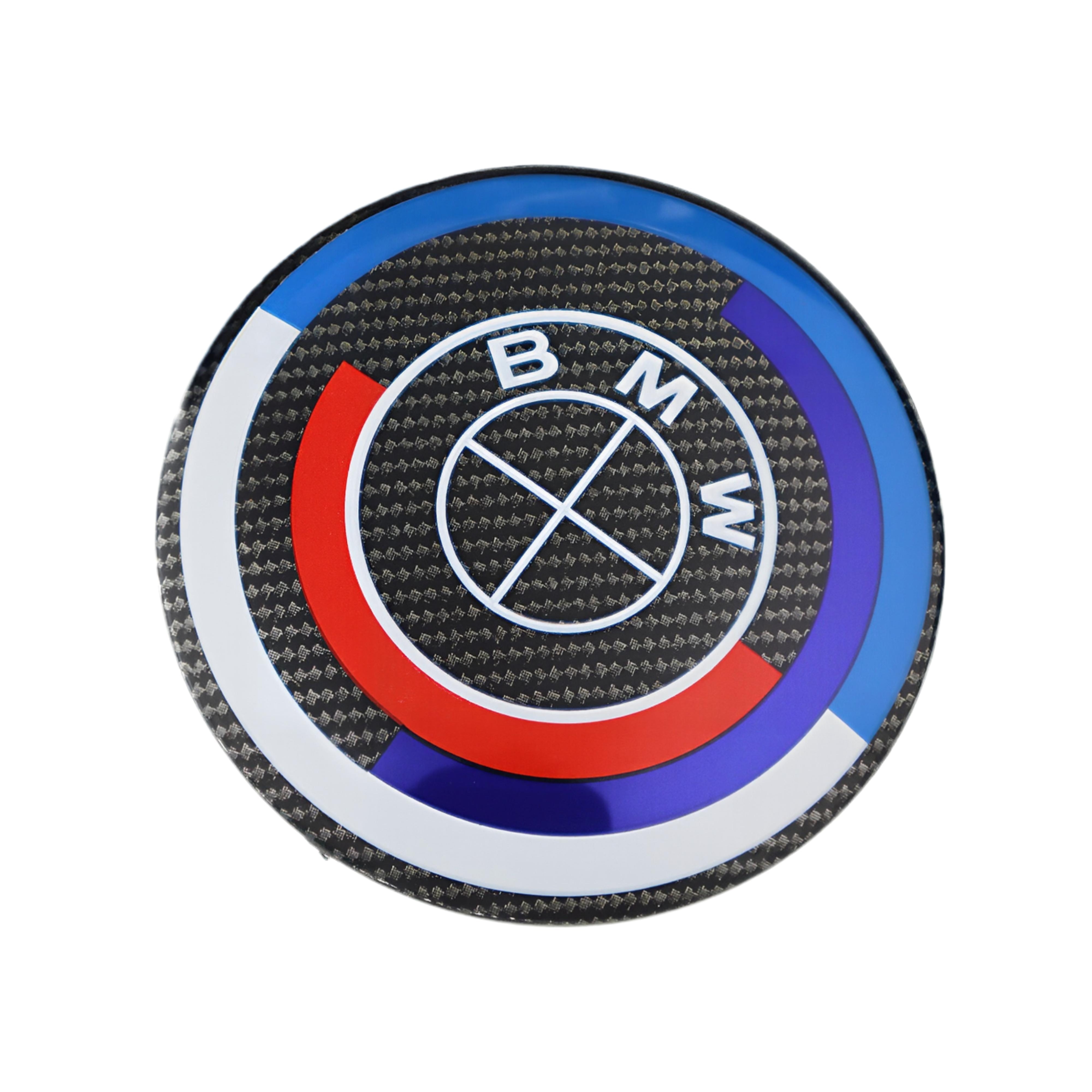 BMW 50th Anniversary Emblem | Black Carbon