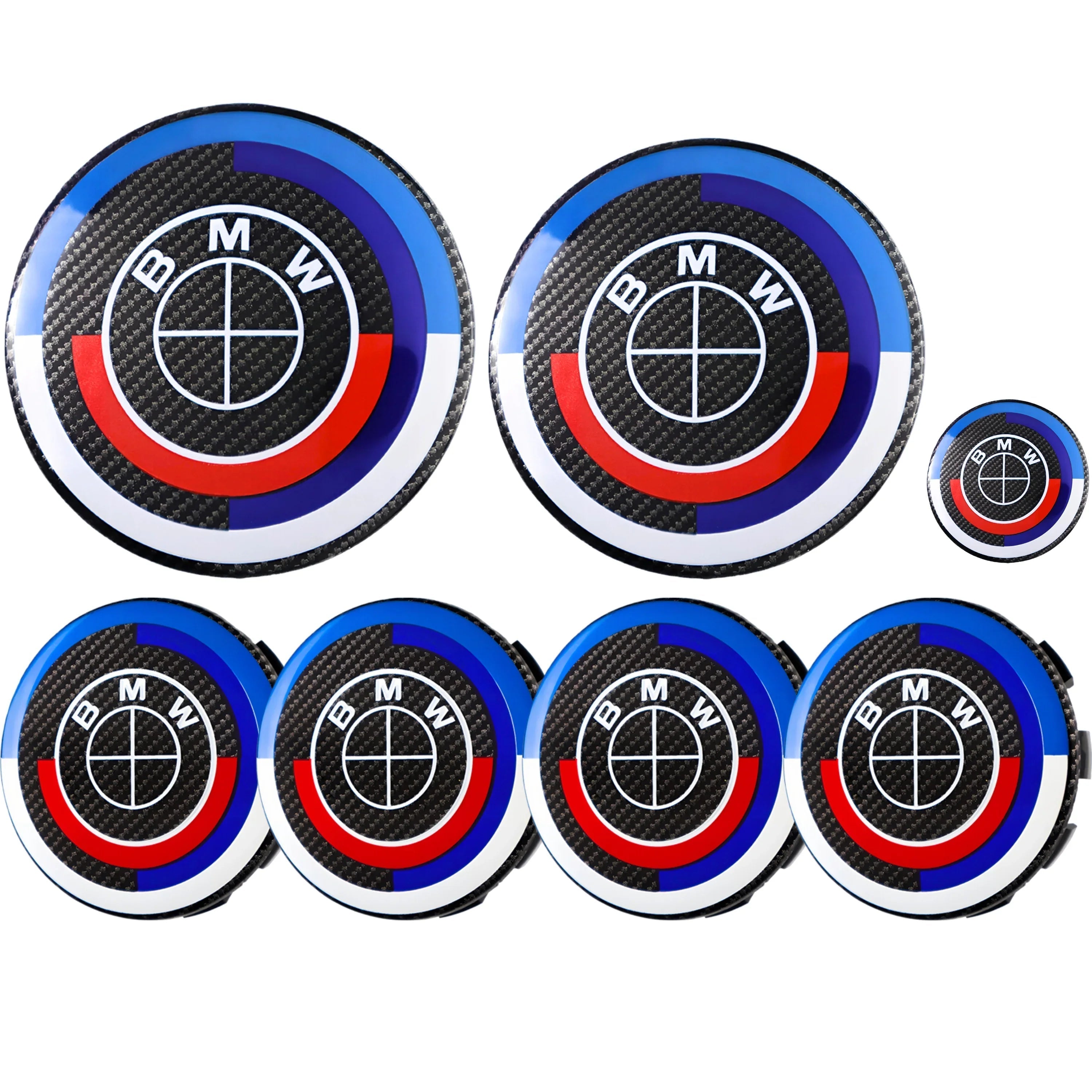 BMW 50th Anniversary Emblem | Black Carbon