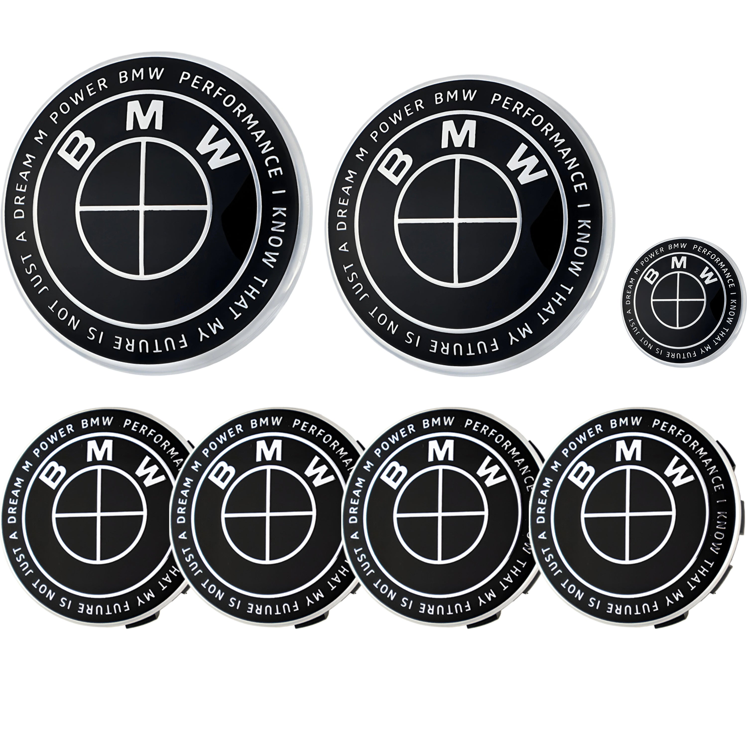 BMW Heritage Emblem | Full Black