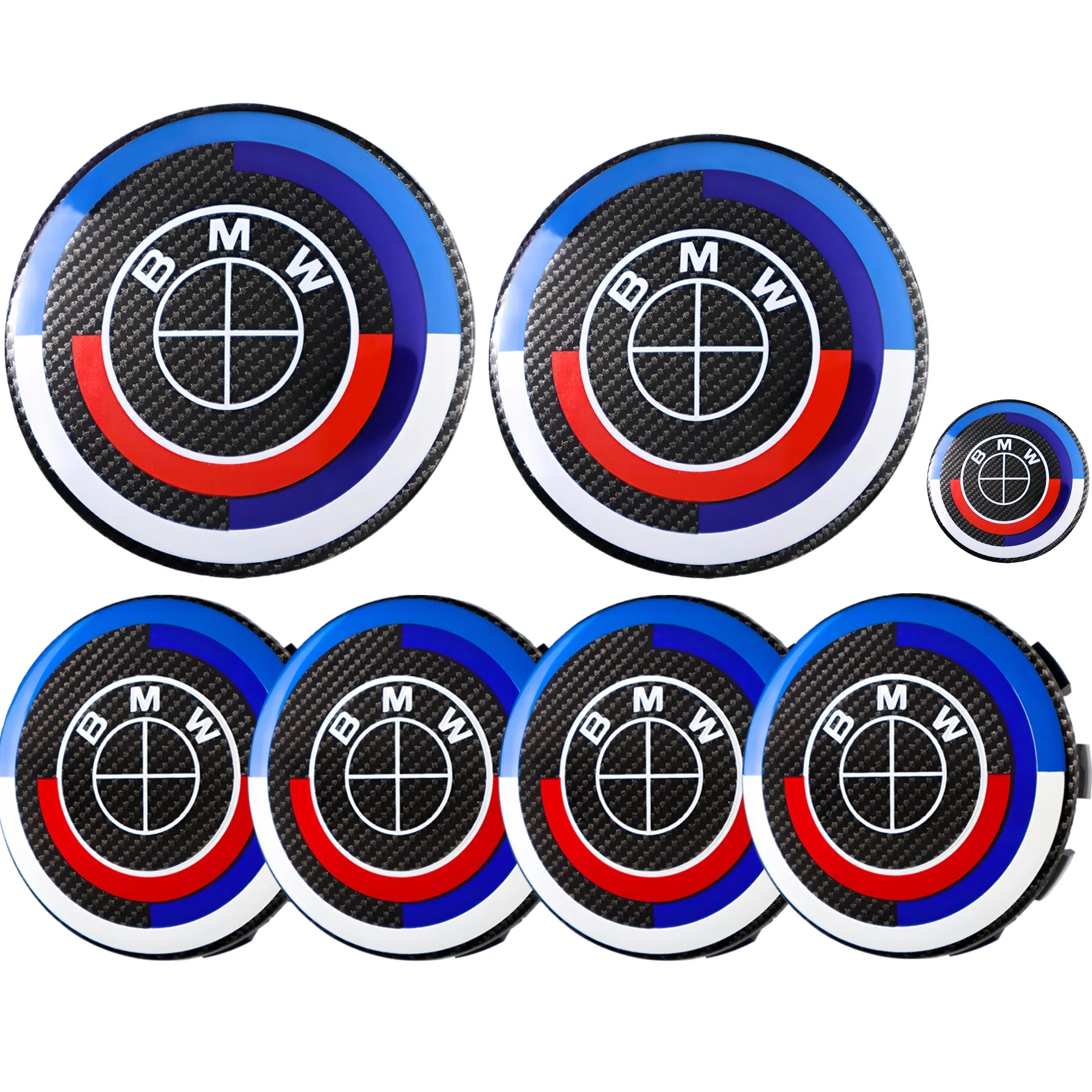 BMW 50th Anniversary Emblem | Black Carbon