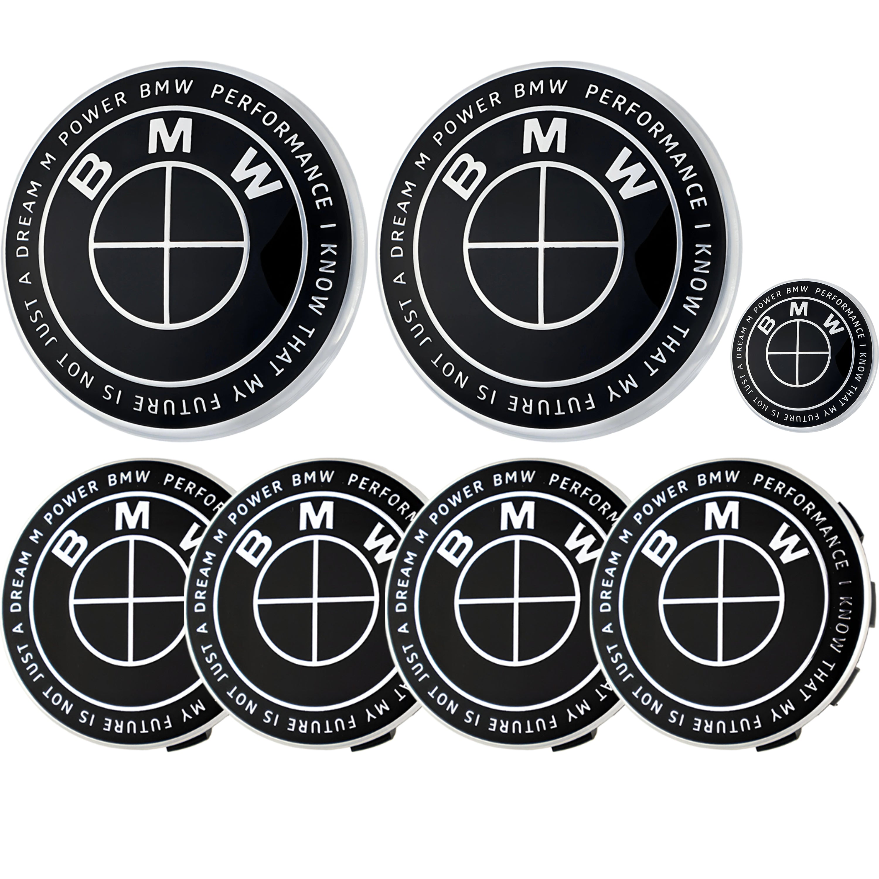 BMW Heritage Emblem | Full Black