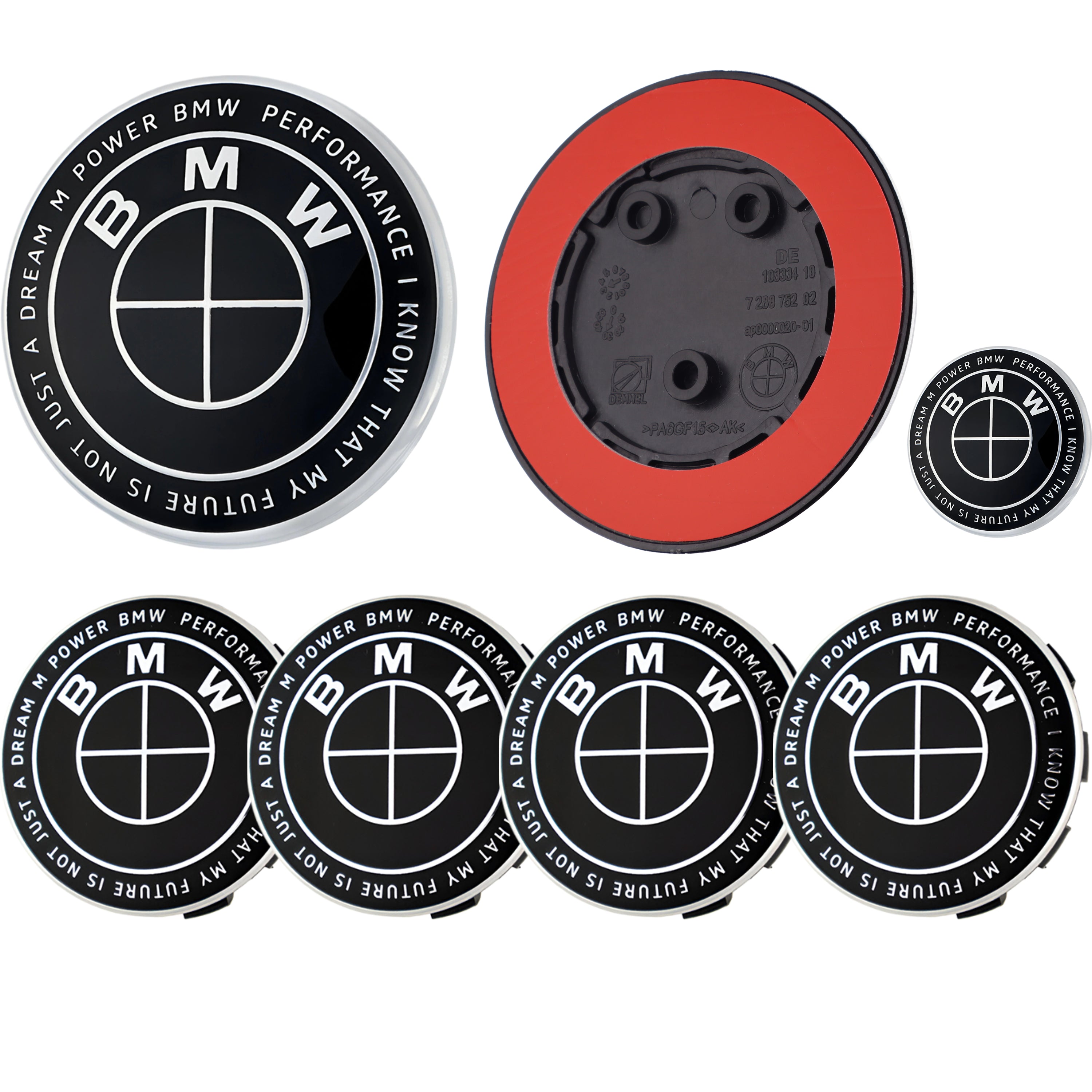 BMW Heritage Emblem | Full Black