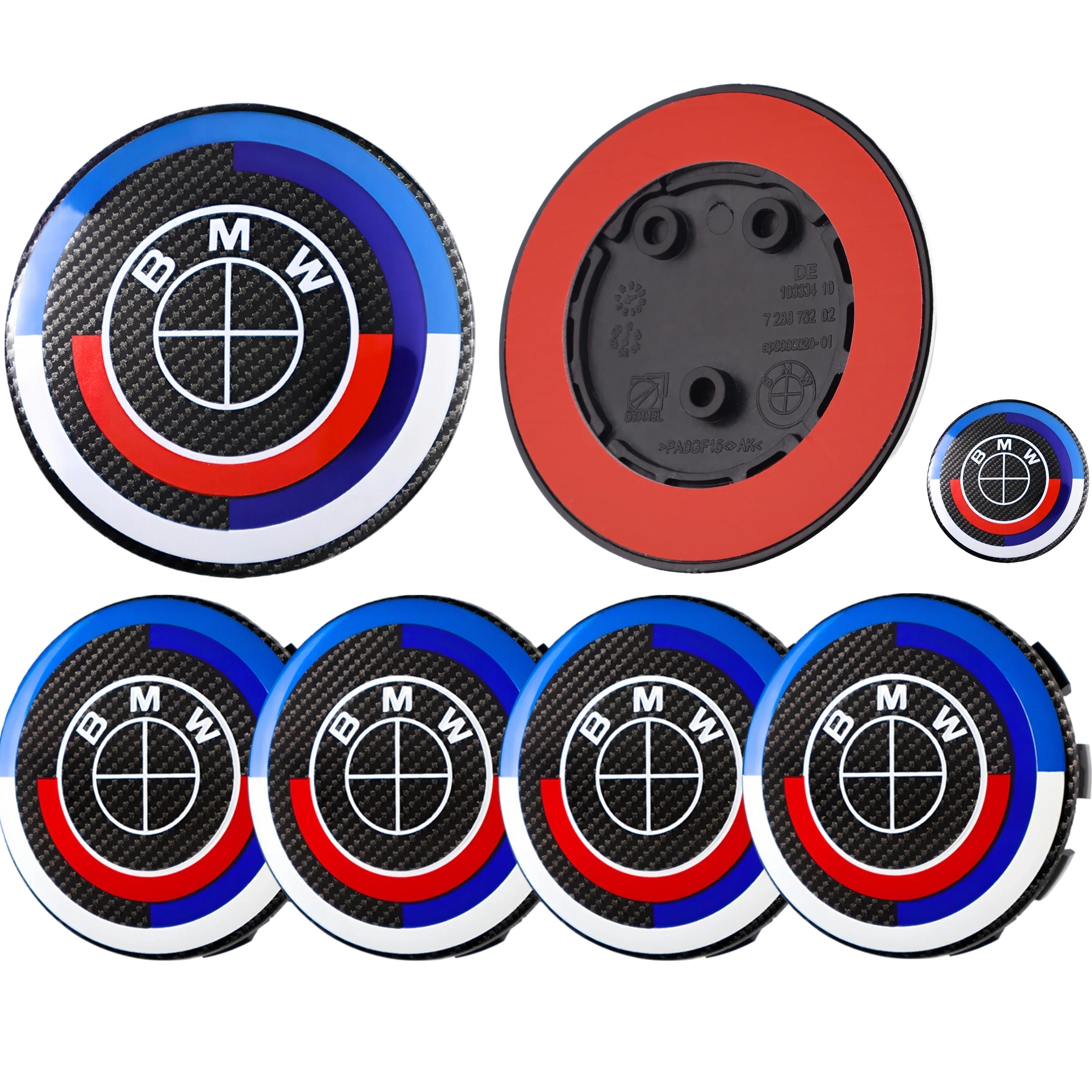 BMW 50th Anniversary Emblem | Black Carbon