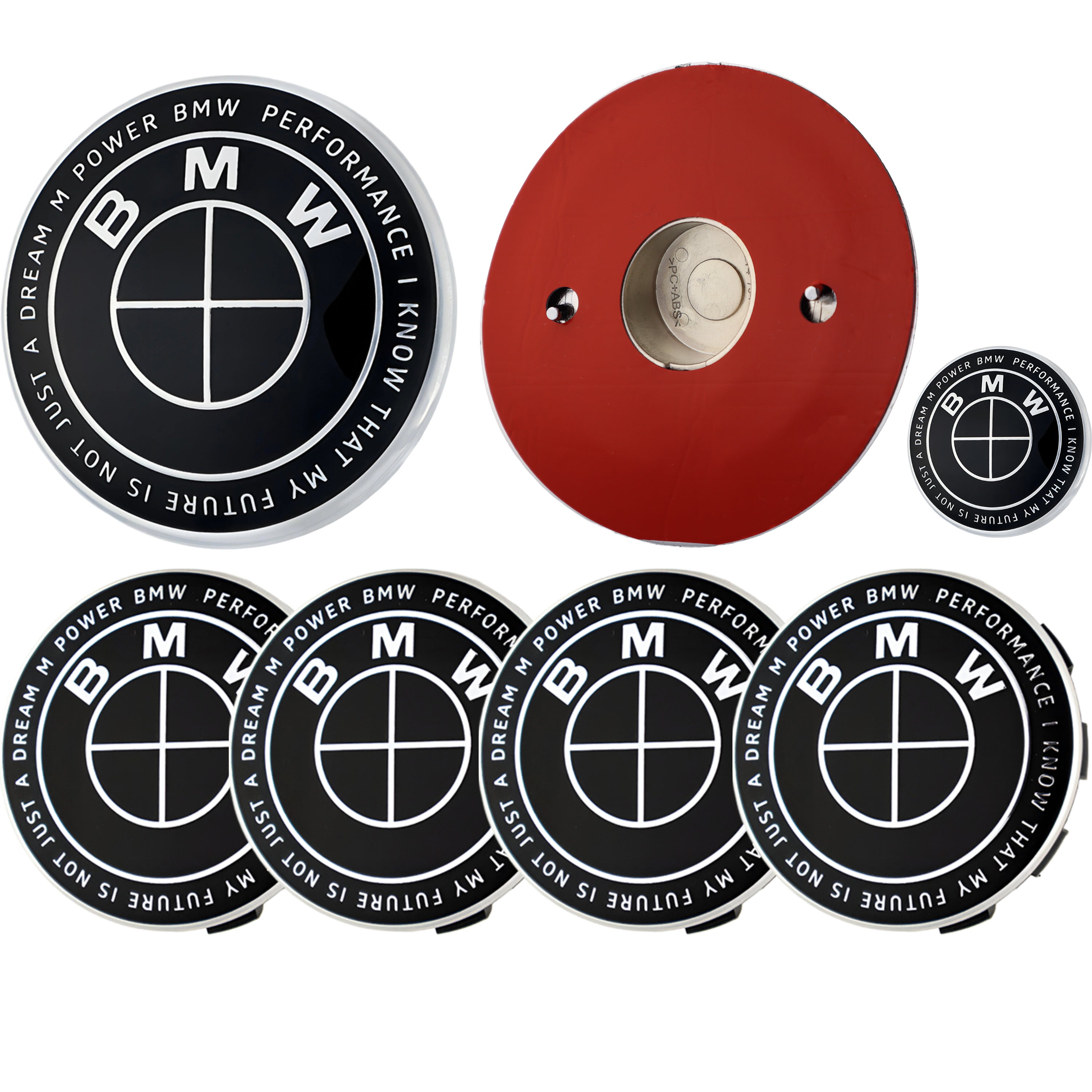 BMW Heritage Emblem | Full Black