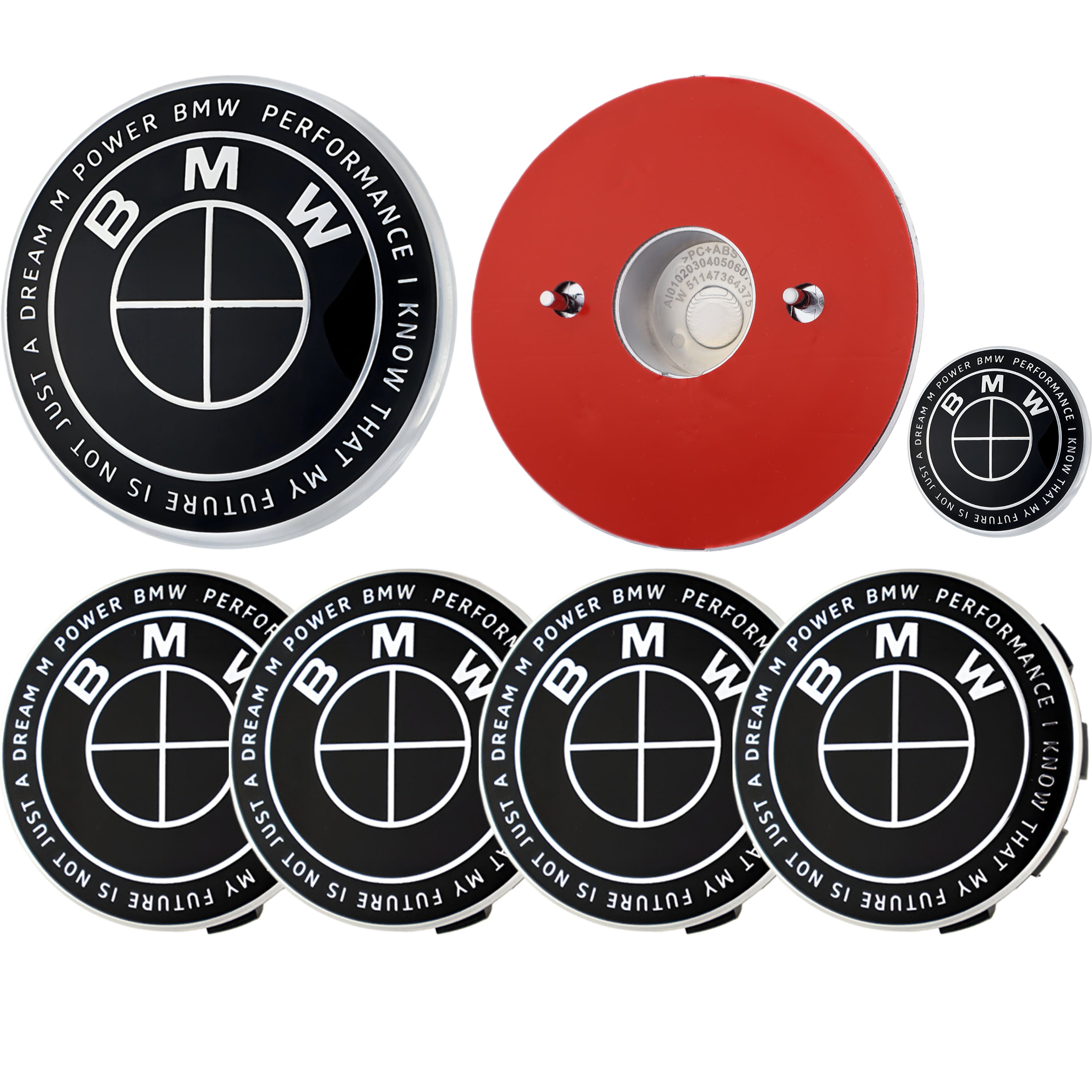 BMW Heritage Emblem | Full Black