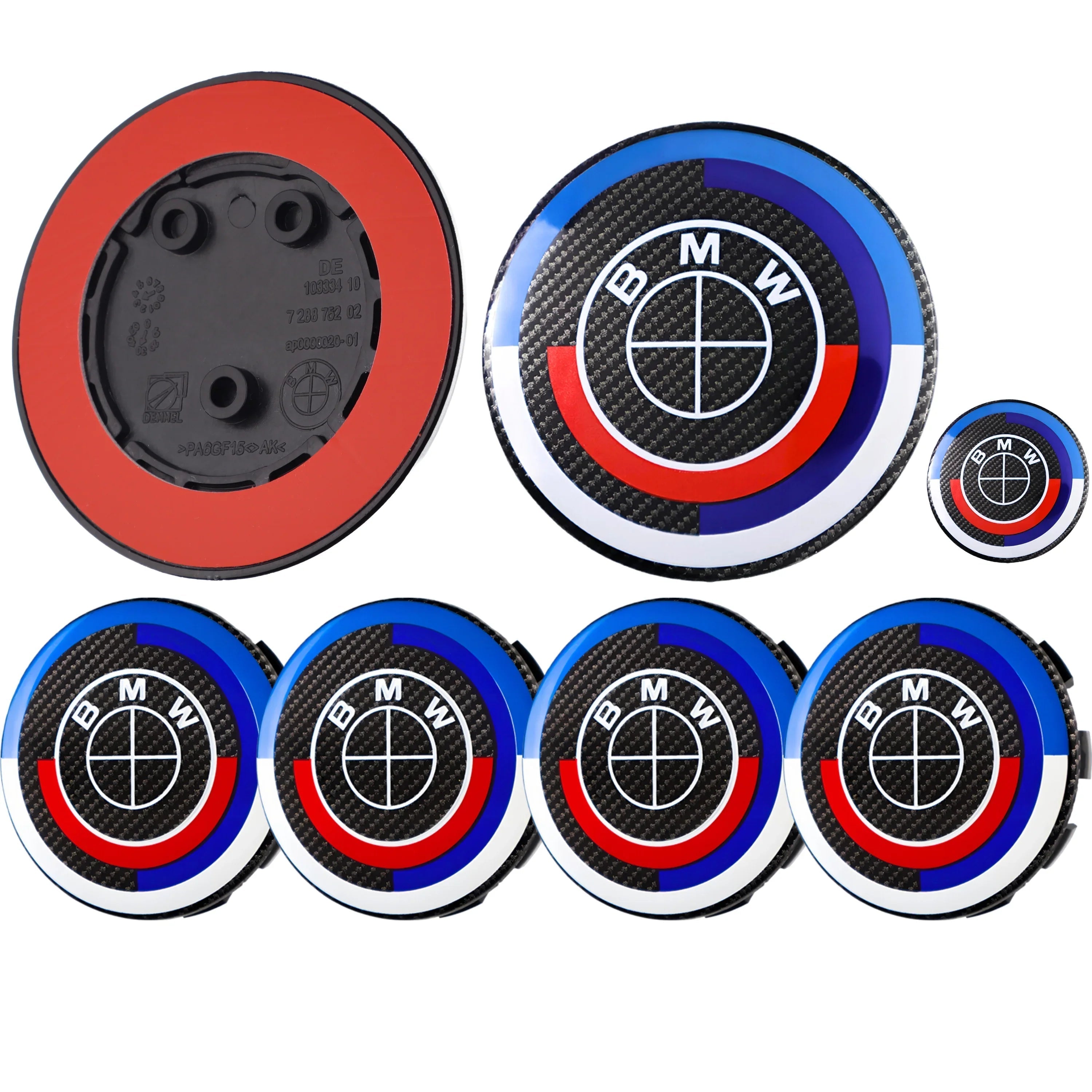 BMW 50th Anniversary Emblem | Black Carbon