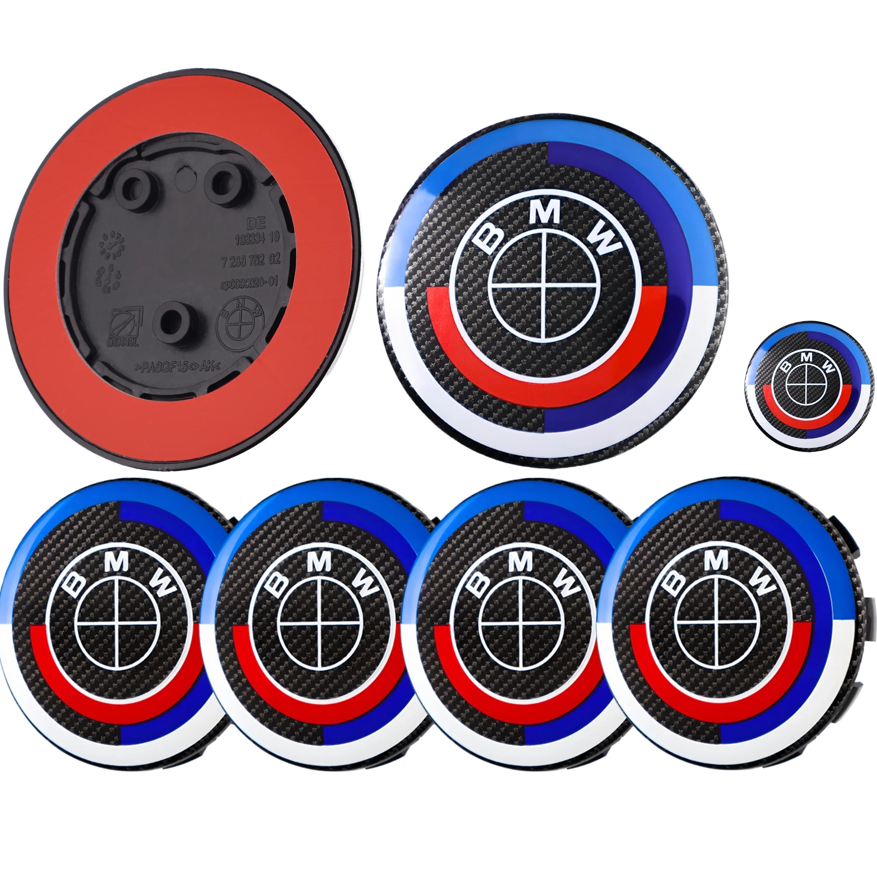 BMW 50th Anniversary Emblem | Black Carbon