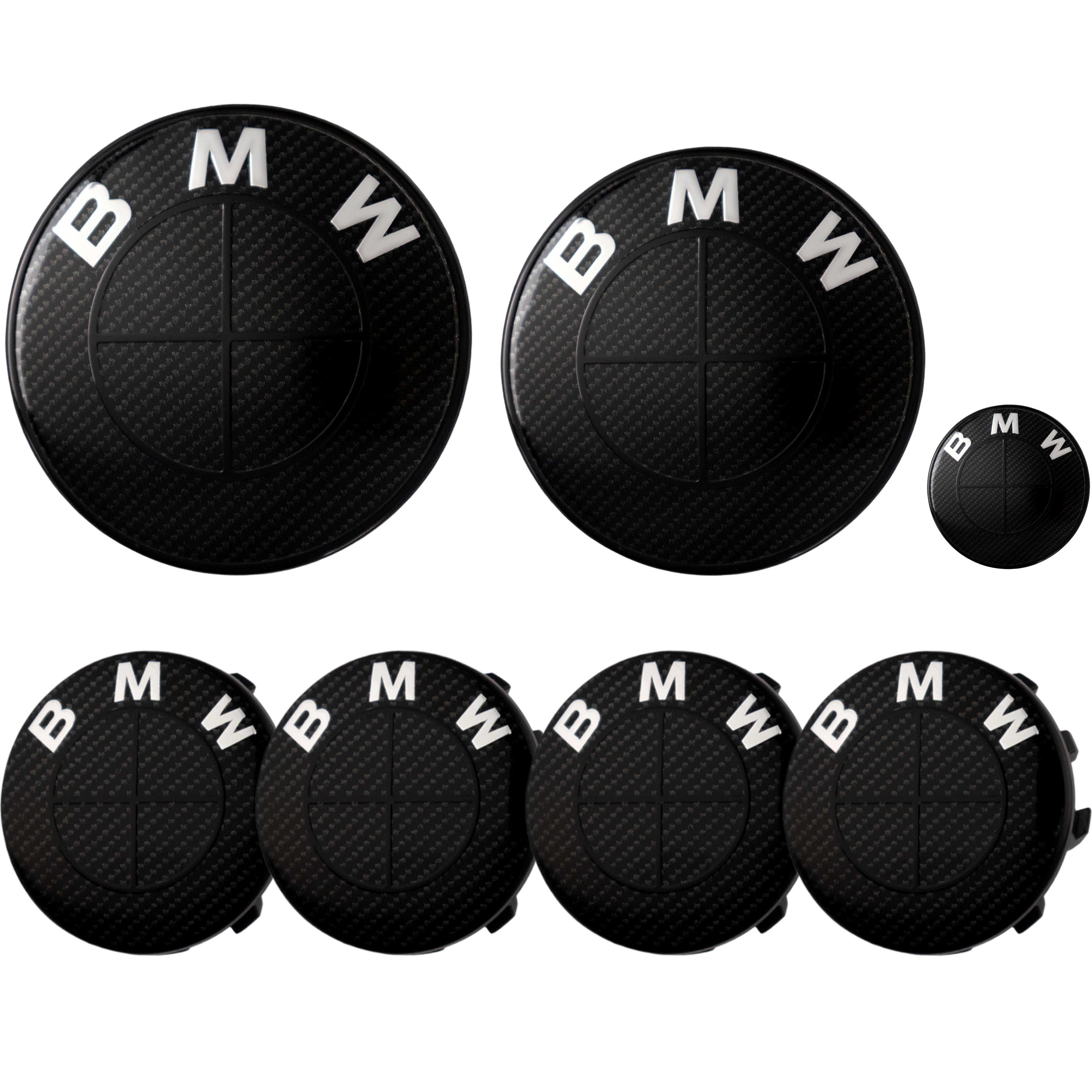 BMW Emblem | Black Carbon