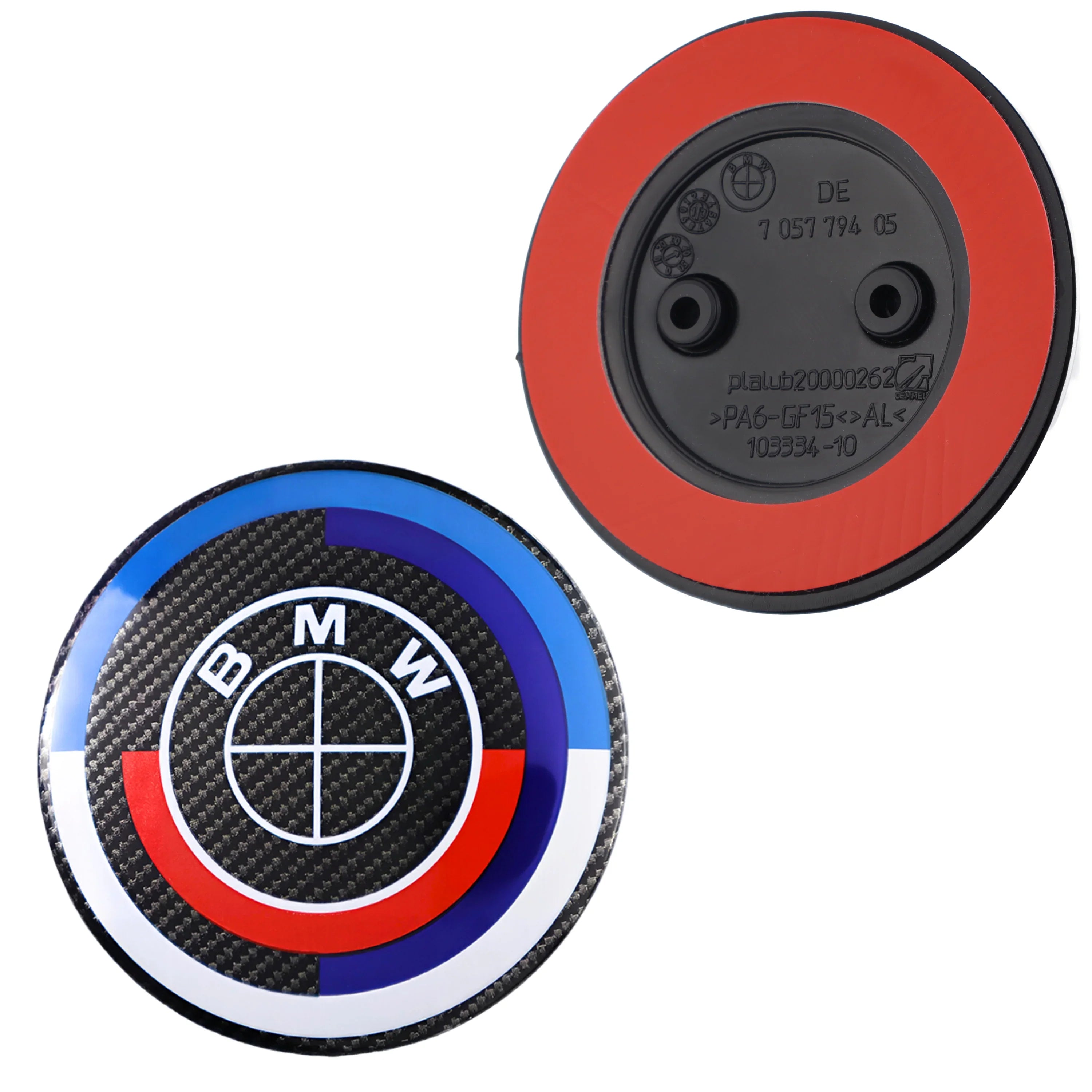 BMW 50th Anniversary Emblem | Black Carbon