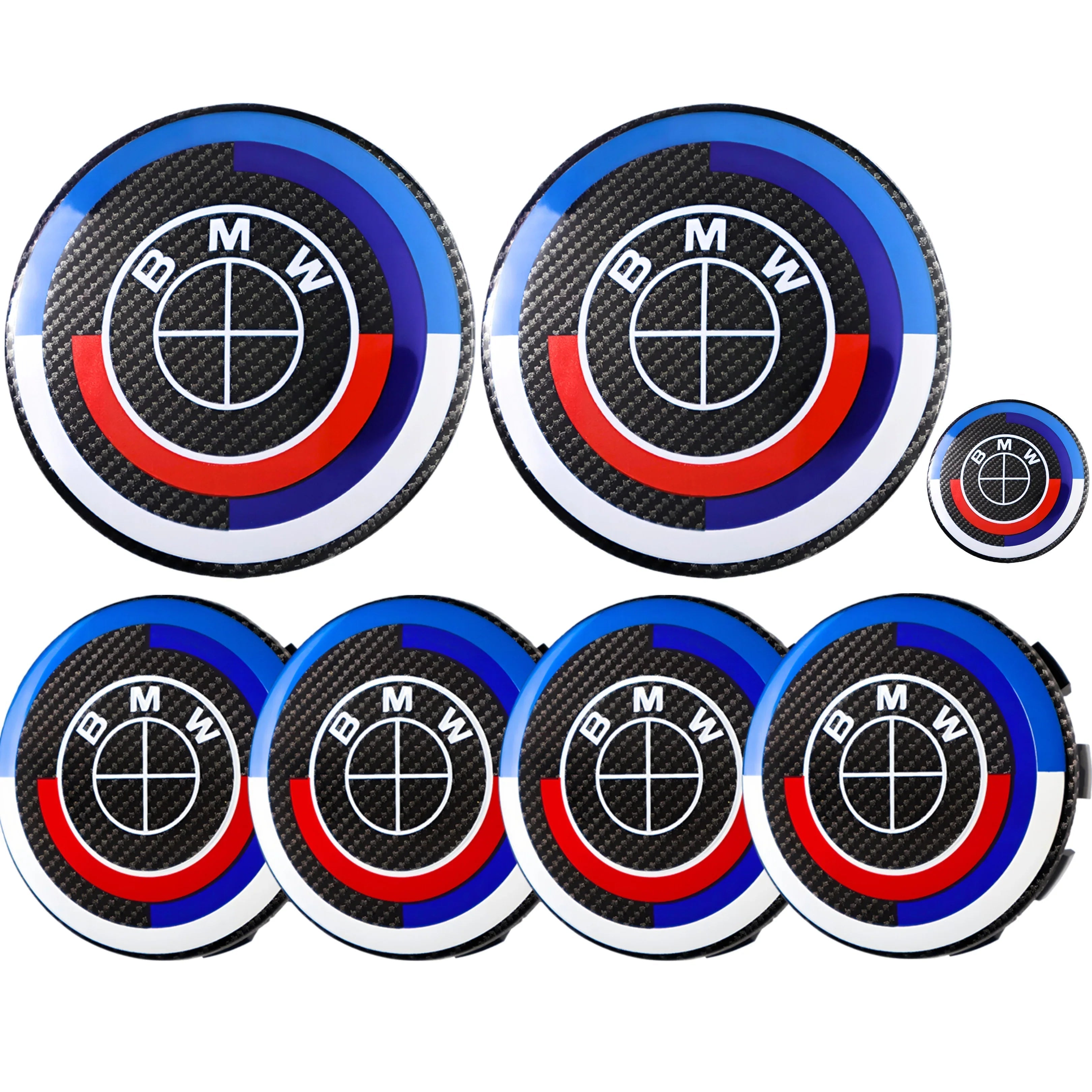 BMW 50th Anniversary Emblem | Black Carbon