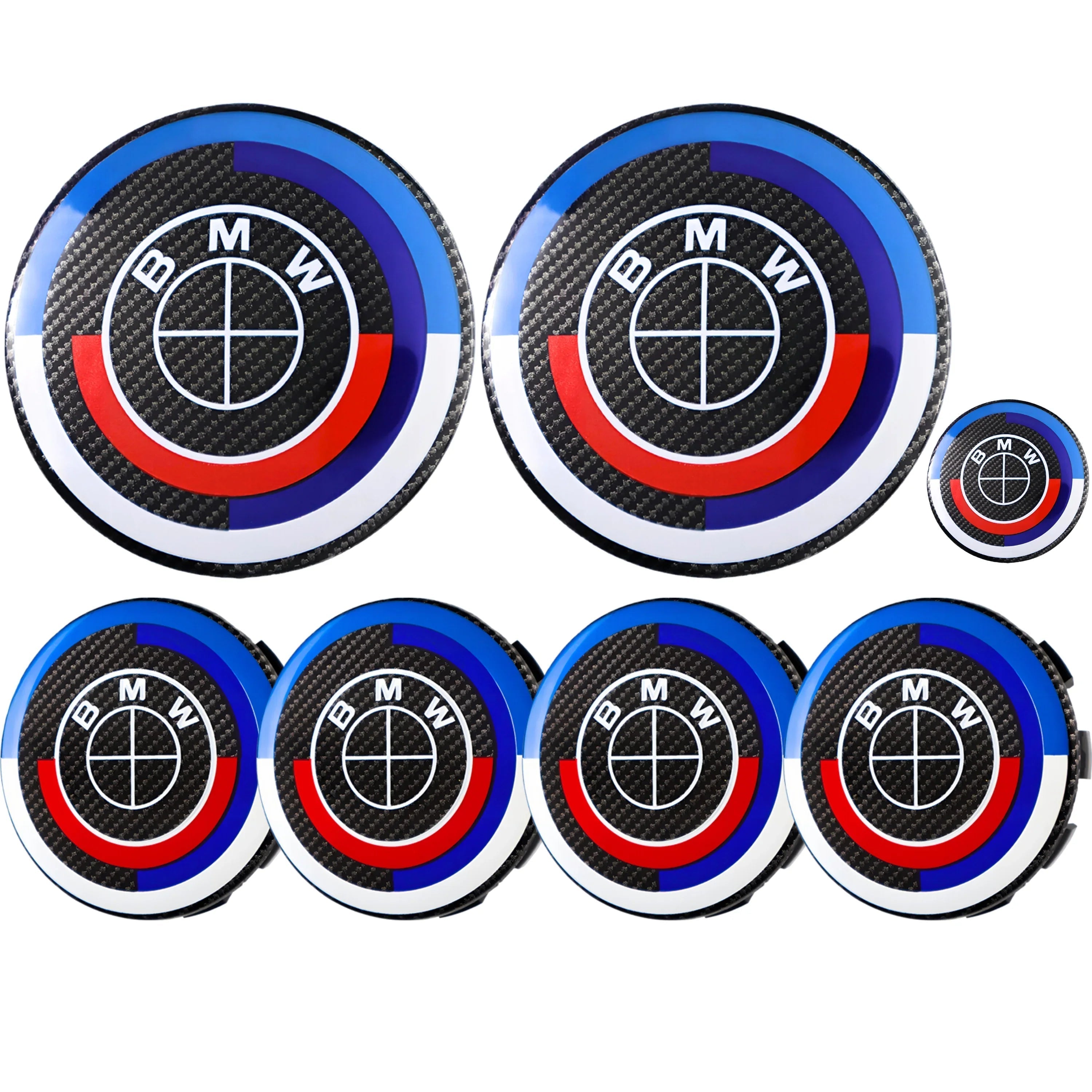 BMW 50th Anniversary Emblem | Black Carbon