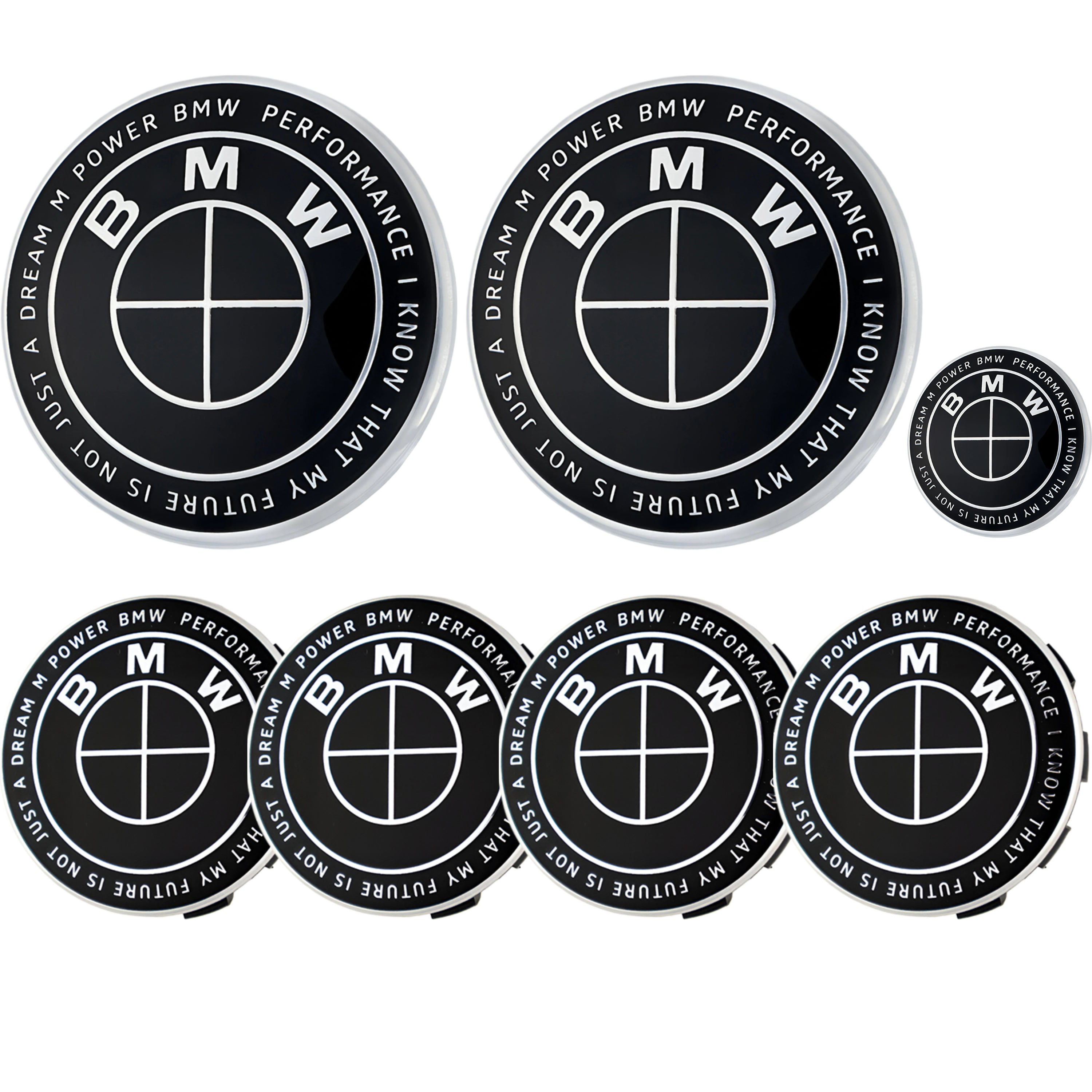 BMW Heritage Emblem | Full Black