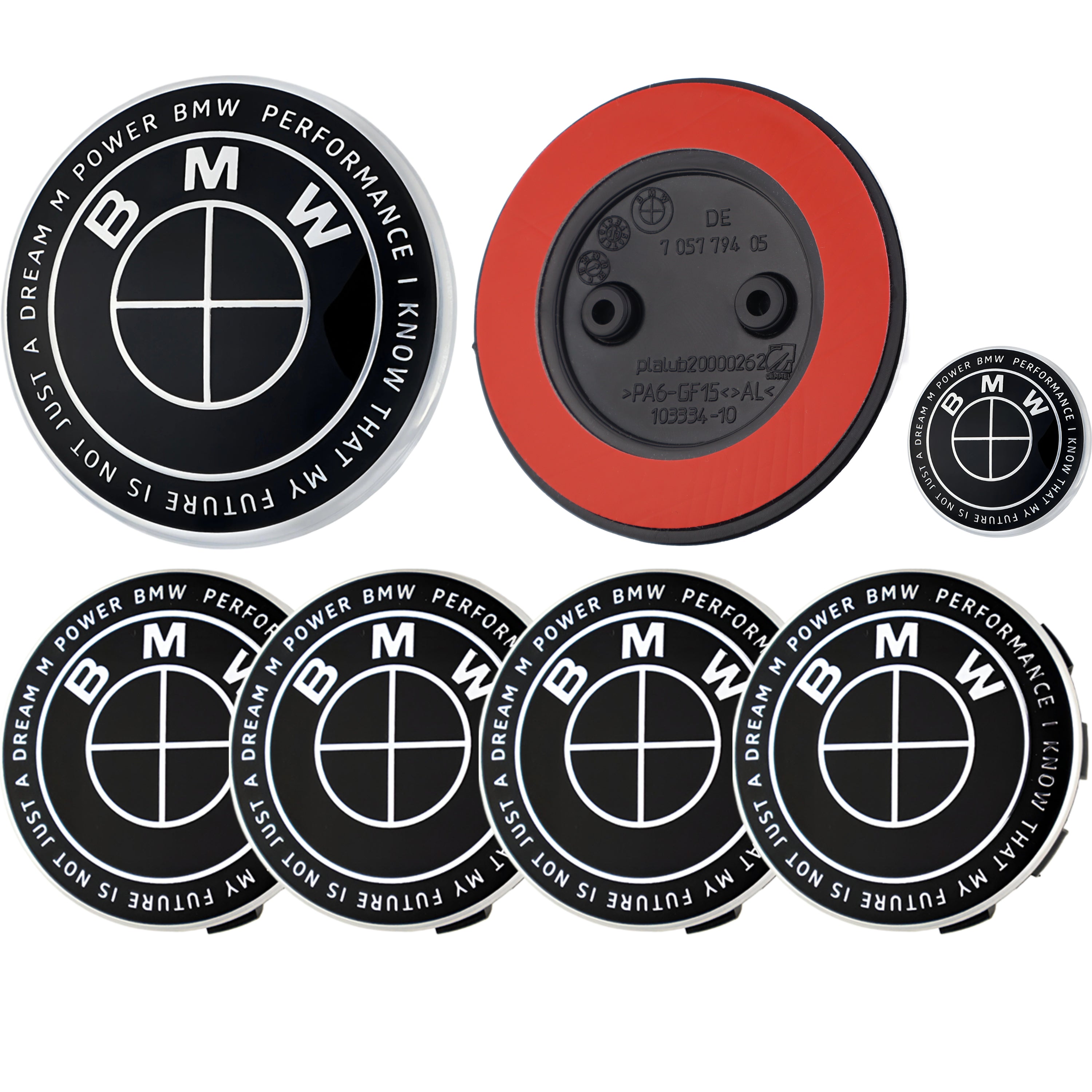 BMW Heritage Emblem | Full Black