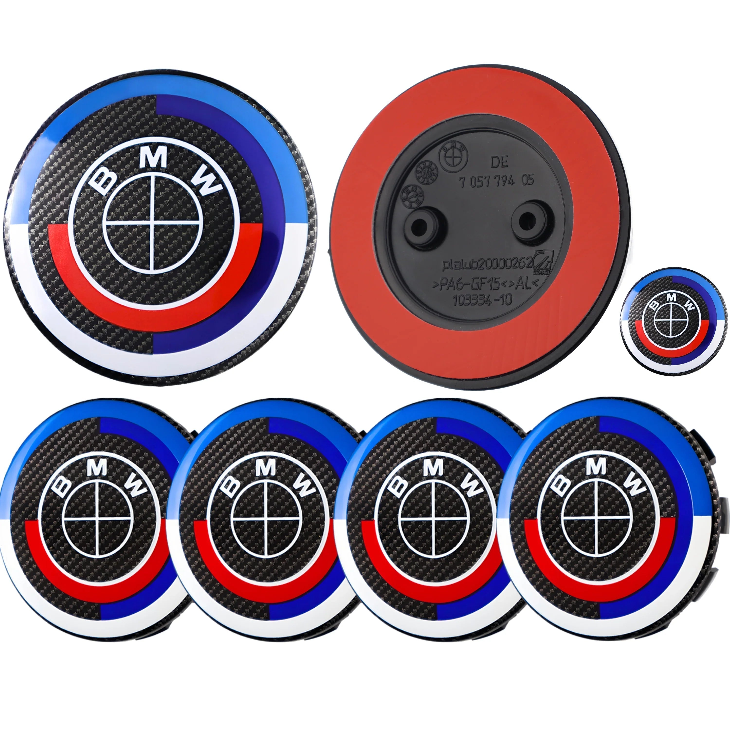 BMW 50th Anniversary Emblem | Black Carbon