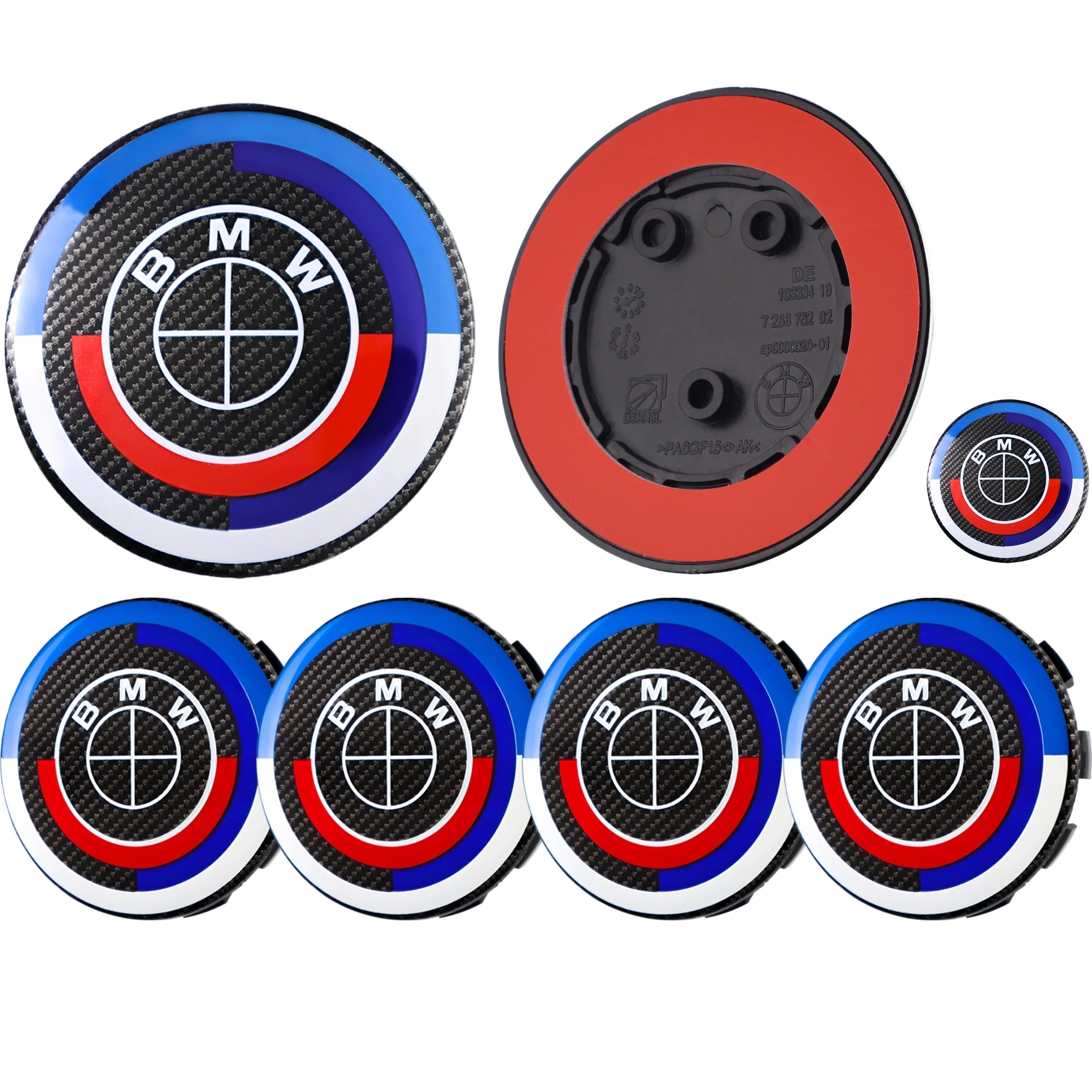 BMW 50th Anniversary Emblem | Black Carbon