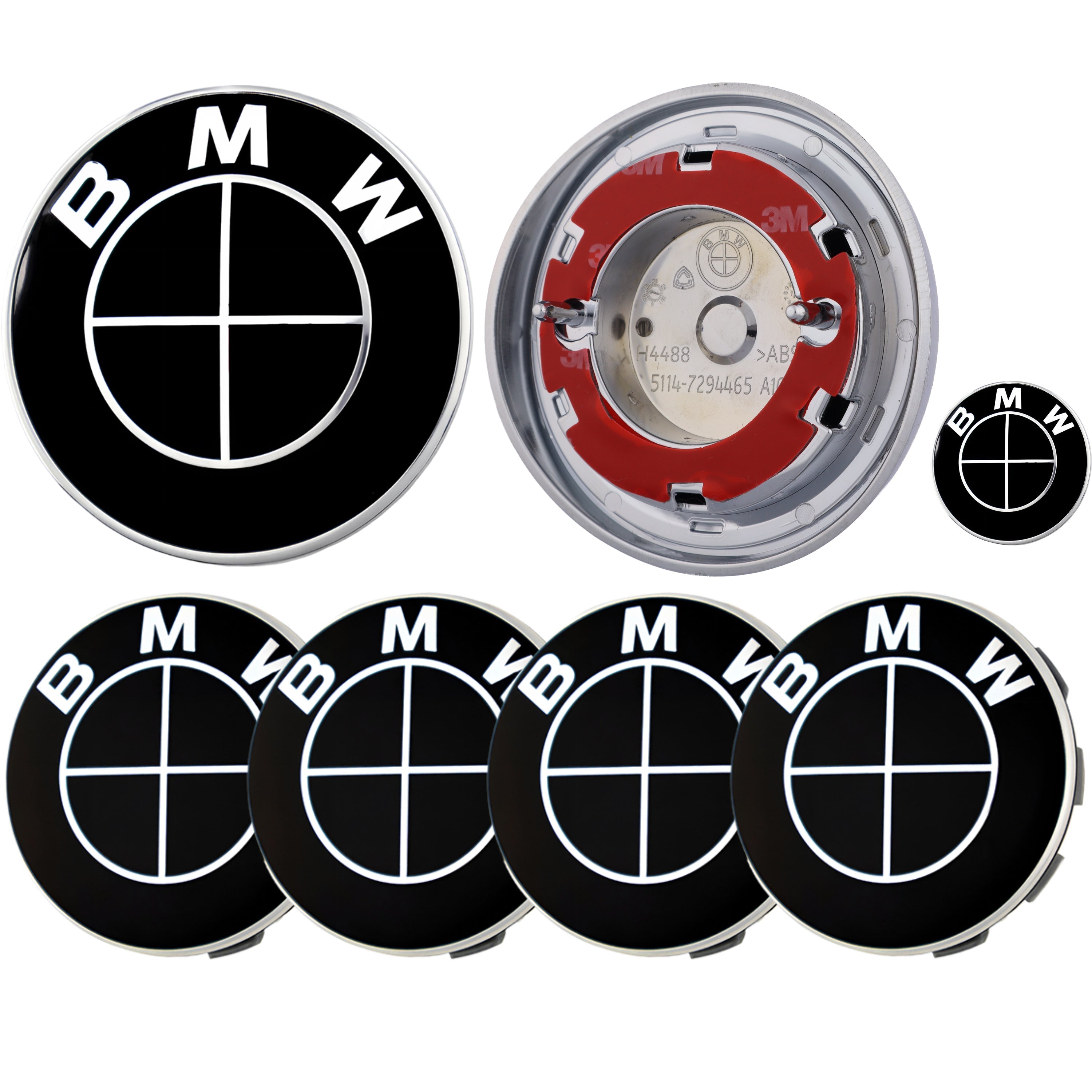 BMW Emblem | Full Black