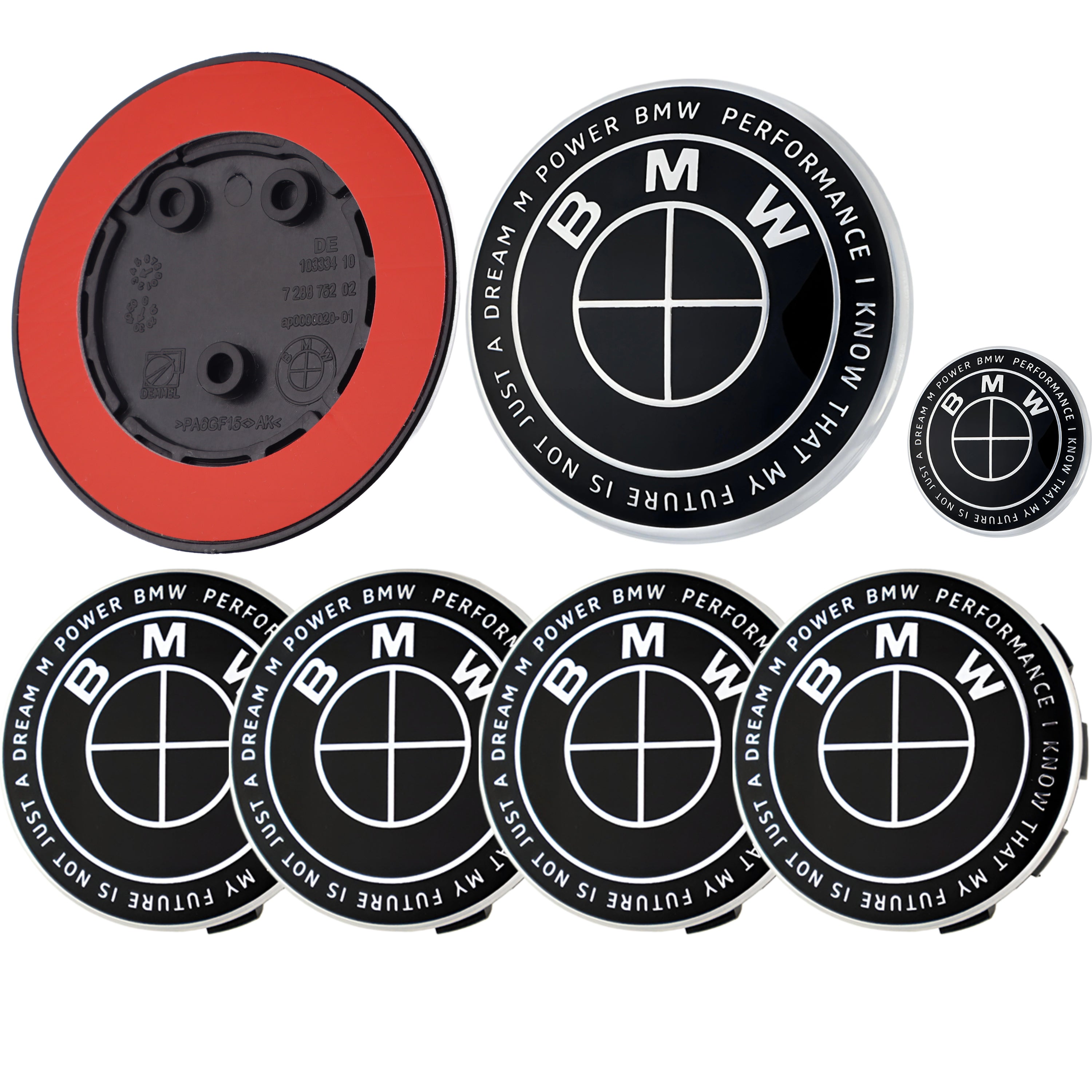 BMW Heritage Emblem | Full Black