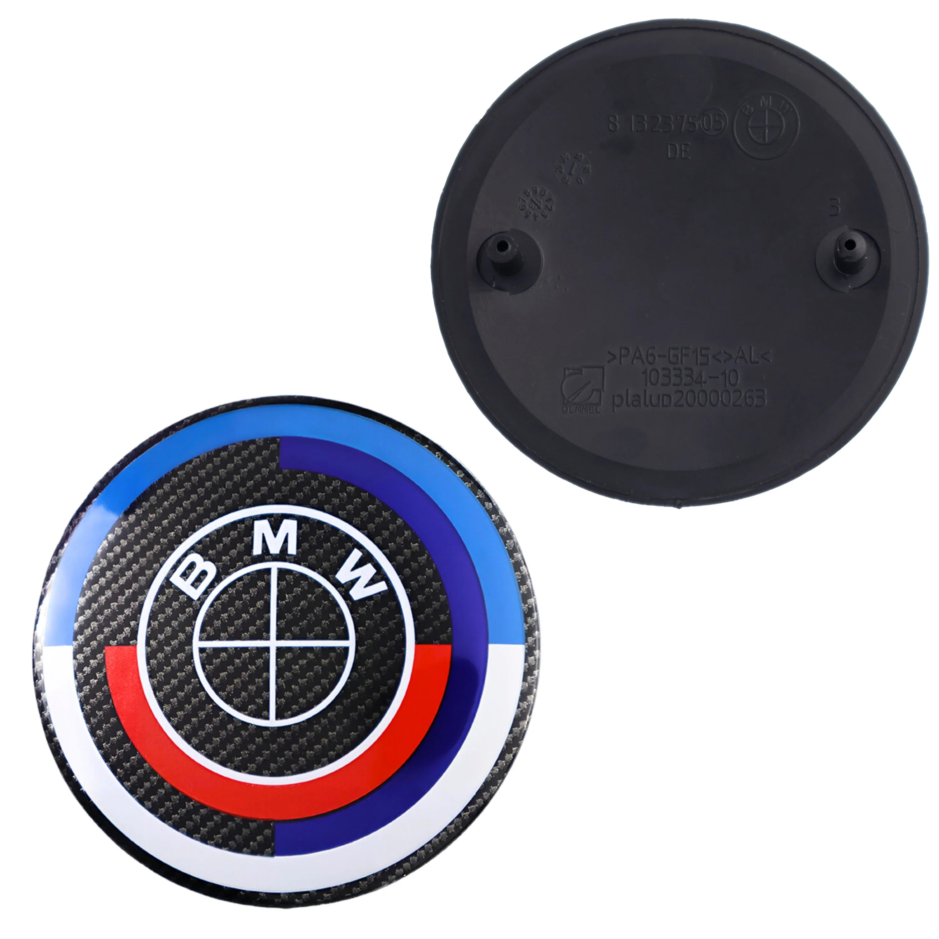 BMW 50th Anniversary Emblem | Black Carbon